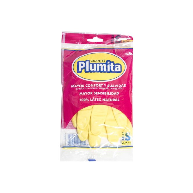 Guante Látex Natural Tamaño Chico Plumita