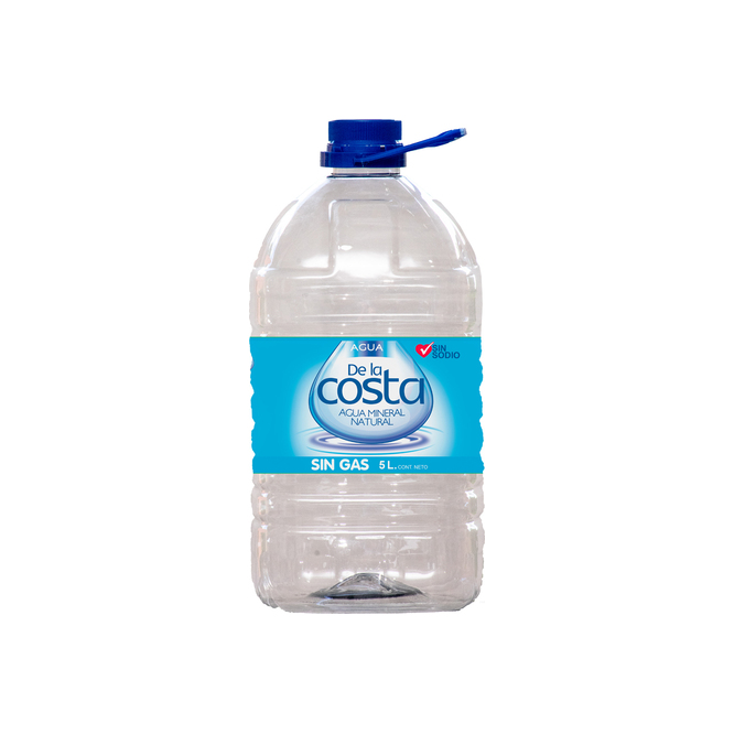 Agua mineral sin gas bidón de La Costa 5 litros