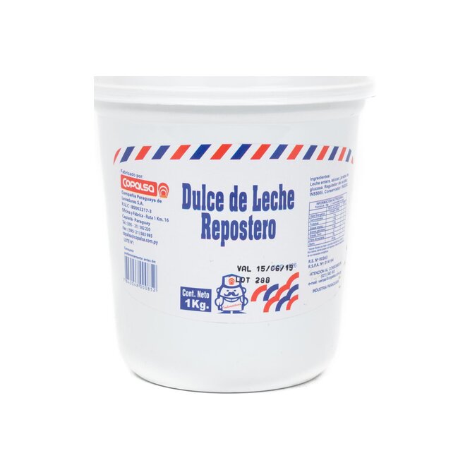 Dulce de leche repostero Copalsa 1 kilo