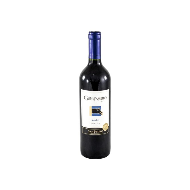 Vino tinto Merlot 2009 Gato Negro 750 ml