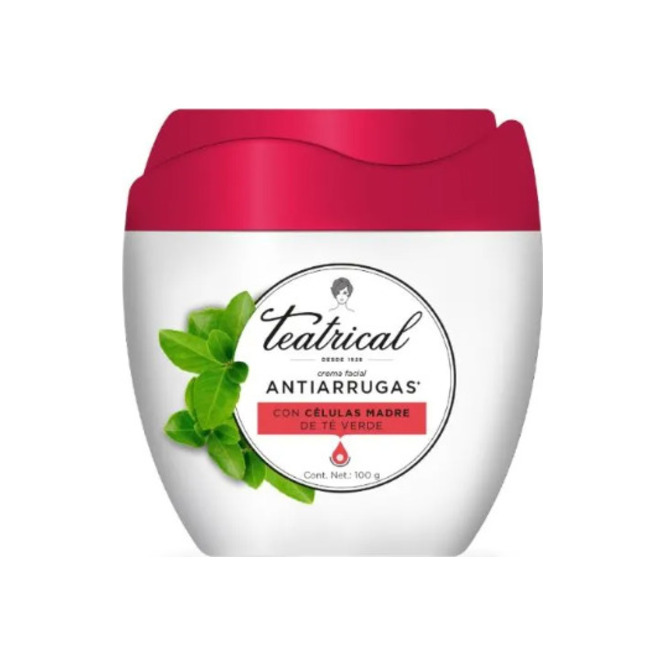 Crema facial antiarrugas Teatrical 100 gramos