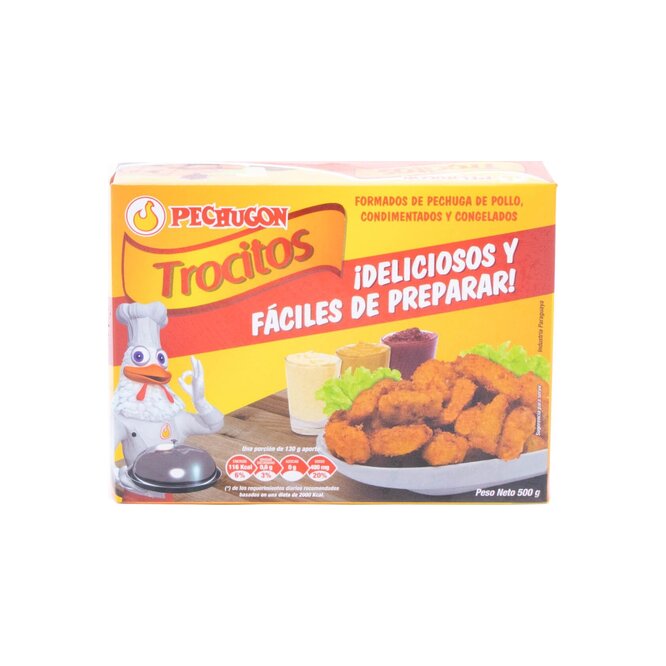 TROCITOS PECHUGON CAJA CONG X UN 500GR