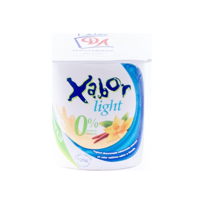 Yoghurt vainilla light Xabor 140 ml