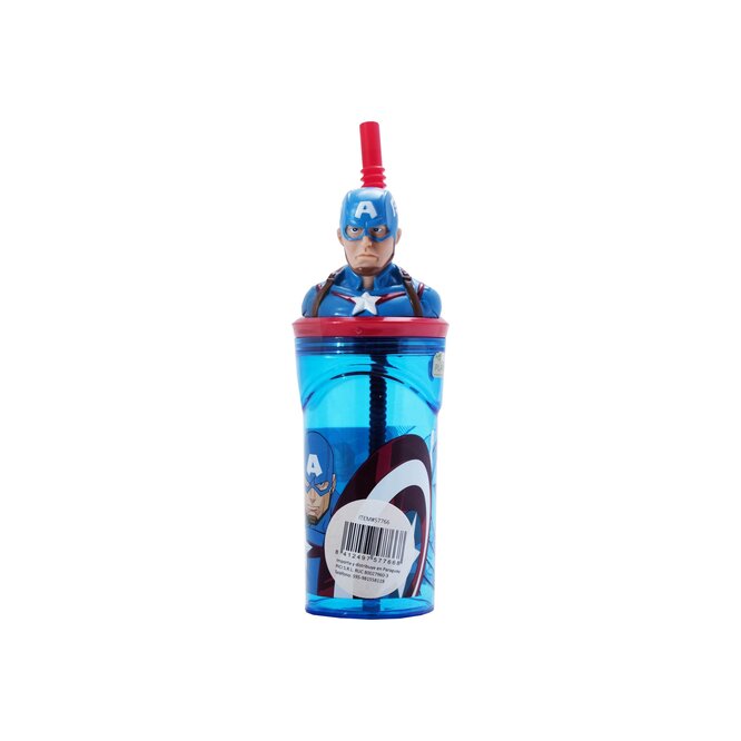 BOTELLA STOR CAPITAN AMERICA 360ML