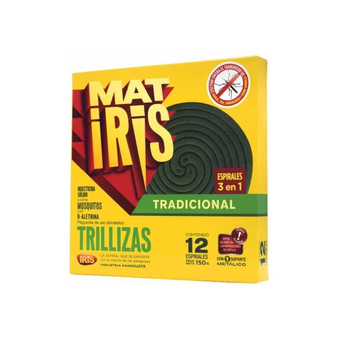 Espirales trillizas Matiris 12 unidades
