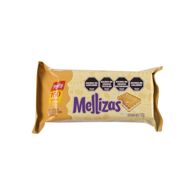 Galletita mellizas dulce limón Bagley 110 gramos