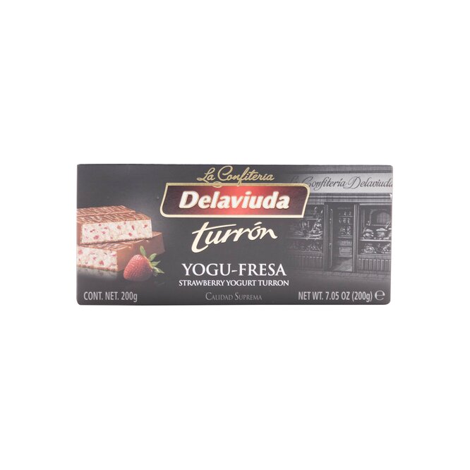TURRON SABOR YOGU FRESA DELAVIUDA 200GR