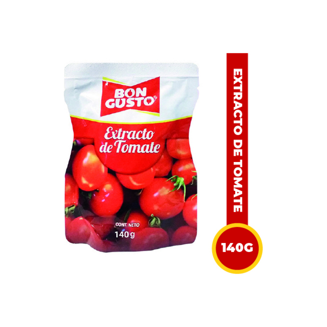 Extracto de tomate doypack Bon gusto 140 gramos