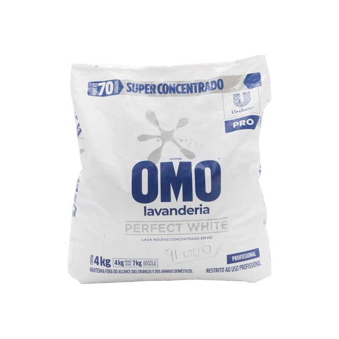 JABON POLVO P/ROPA OMO PERFECT WHITE 4KG