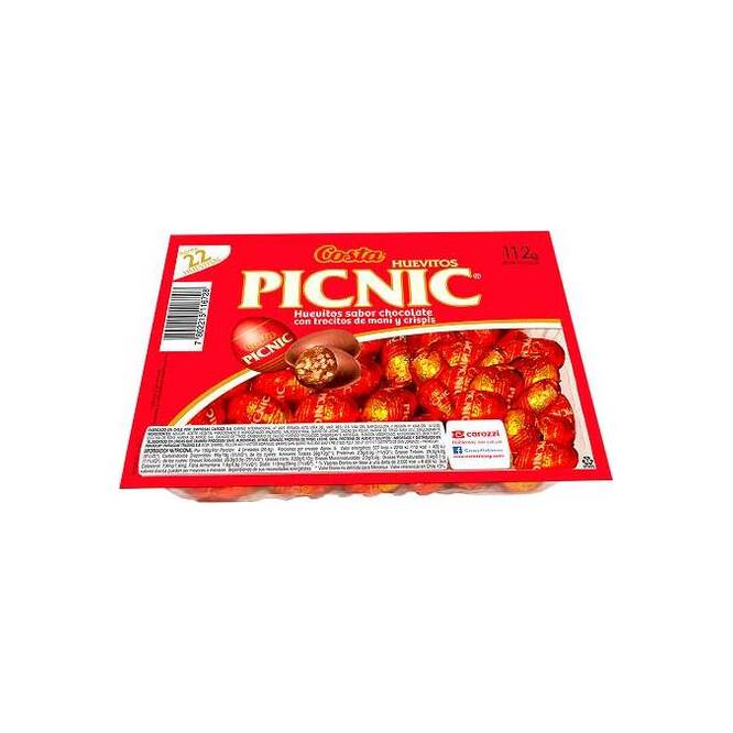 HUEVITOS DE PASCUA COSTA PICNIC 83GR