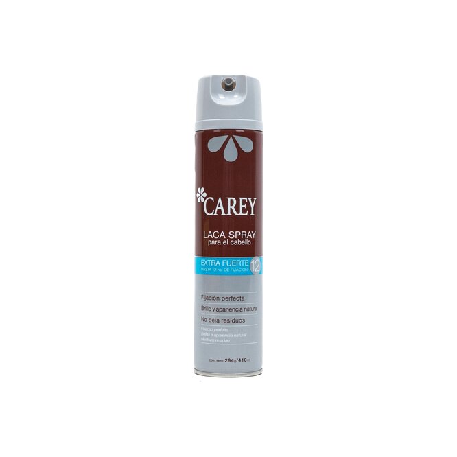 Laca spray para el cabello fuerte botella Carey 410 ml