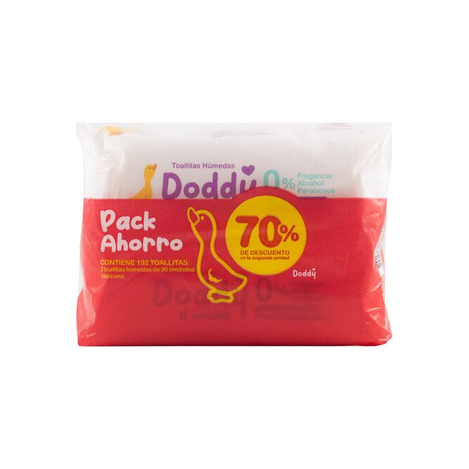 Toallitas húmedas piel sensible paquete Dody 192 unidades