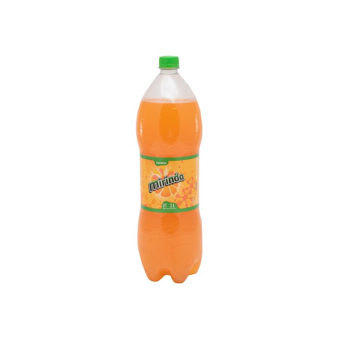 Gaseosa sabor guaraná botella descartable descartable Mirinda 2 litros