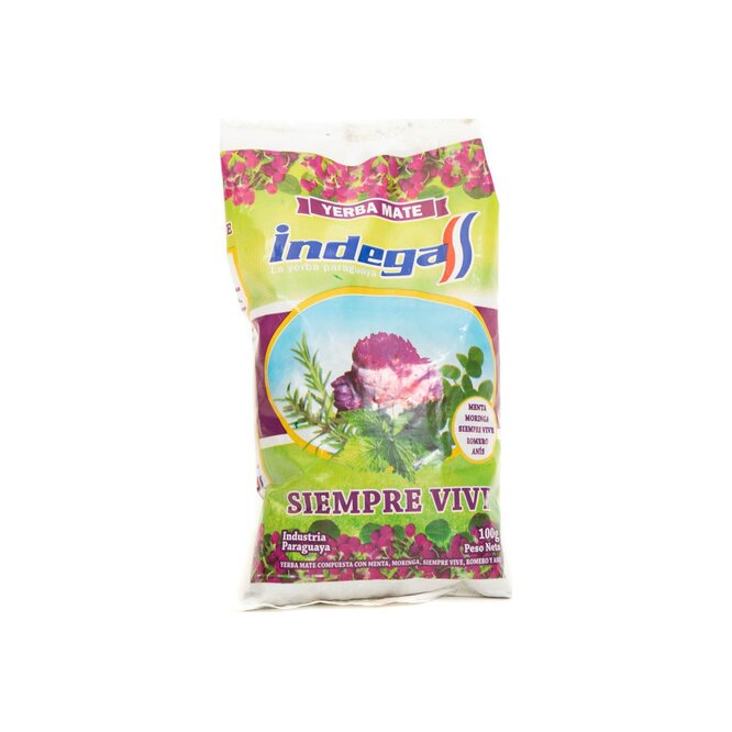 Yerba mate Siempre Vive Indega 100 Gramos
