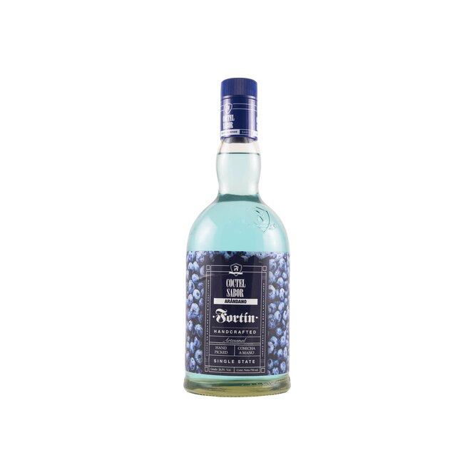 Cóctel sabor a arándano en botella Fortín 750 ml