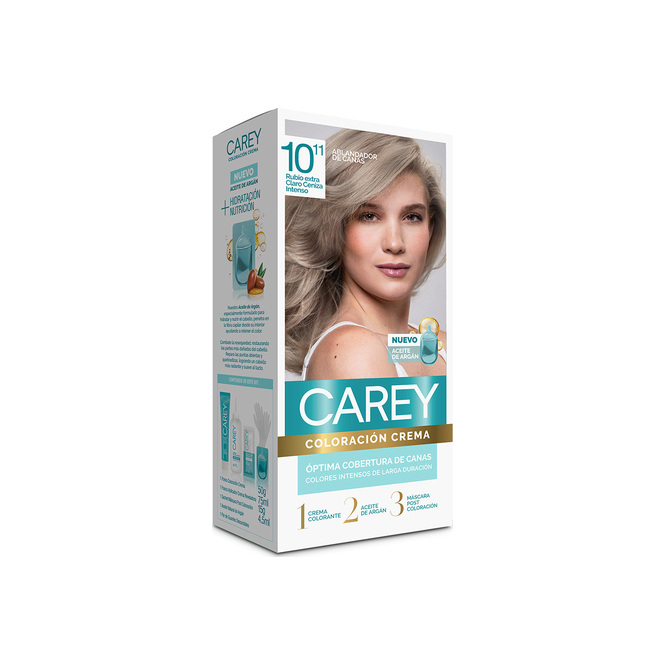 Kit coloración crema rubio extra rubio N° 10,11 Carey