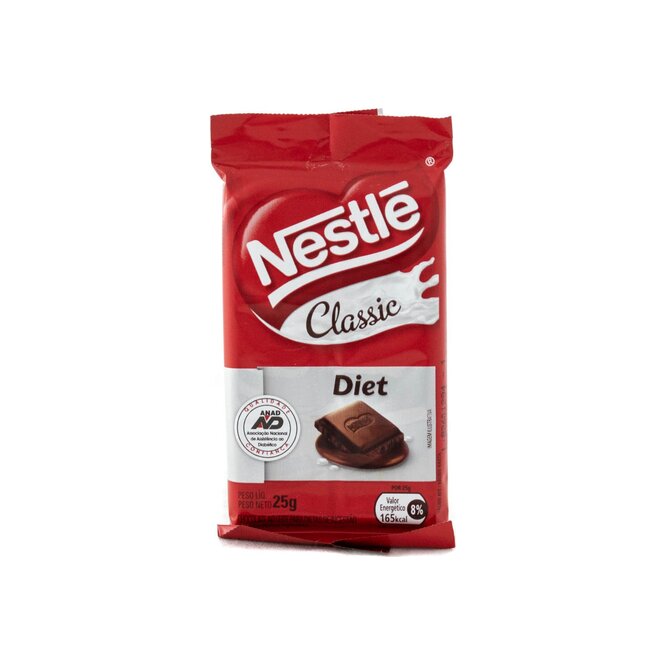 Chocolate diet caja Nestlé Classic 12 unidades