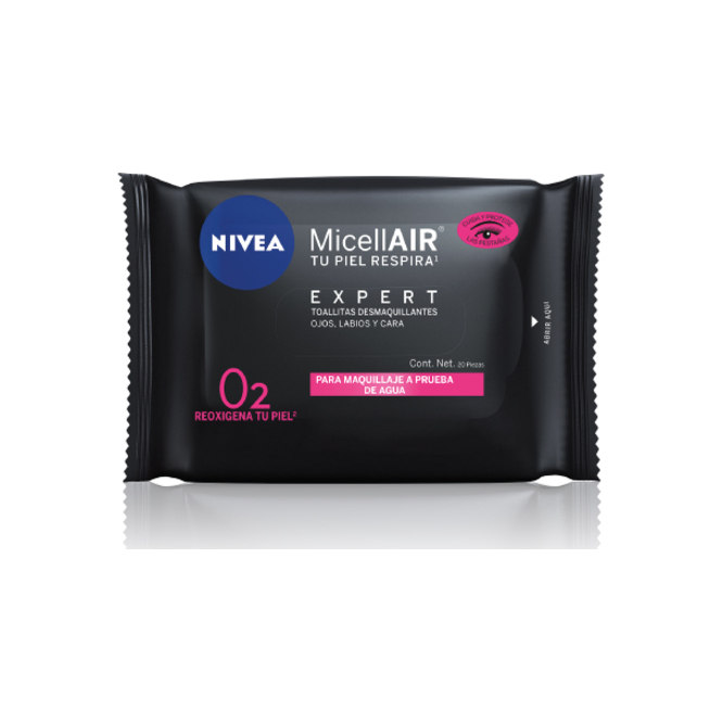 TOALLITA FACIAL MICELAR 20UN NIVEA PLAST