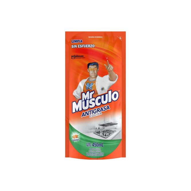 Limpiador para cocina anti grasa en liquido Mr. Musculo 500ml