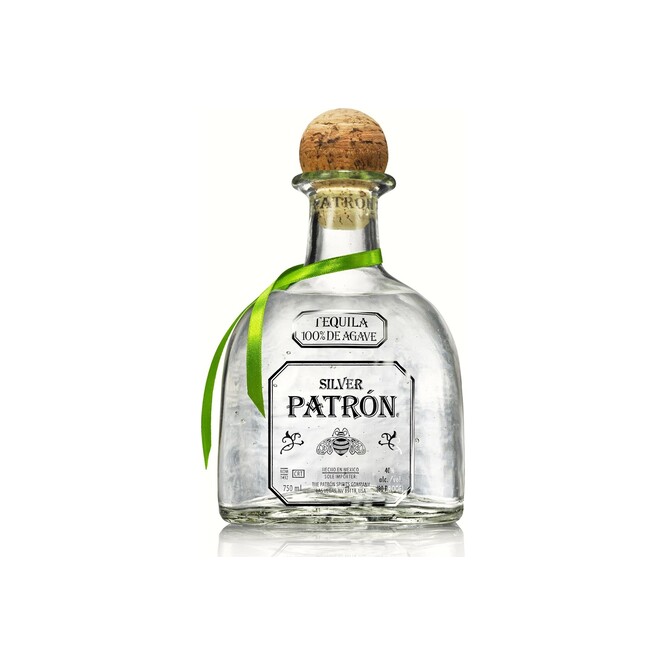 TEQUILA SILVER  BLANCO 750ML PATRON BOT