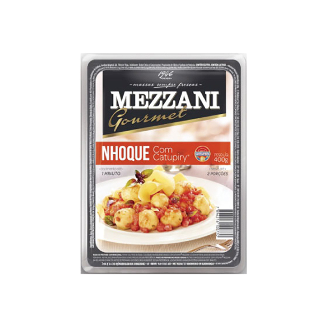 ÑOQUIS RELLENO CATUPIRY MEZZANI 400GR PA