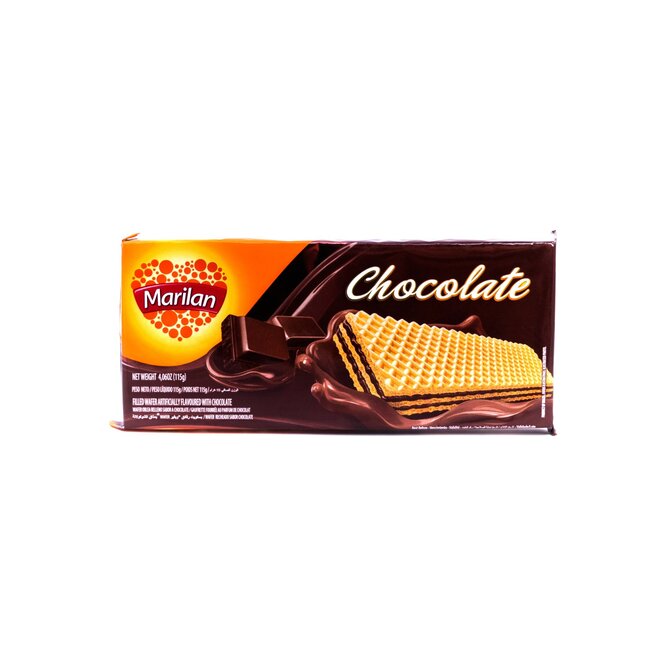Galletitas wafer chocolate Marilan 115 gramos