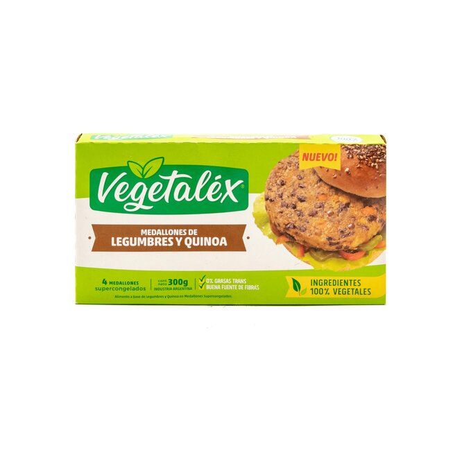 MEDALLONES DLEGUMBRES Y QUINOA 4UN VEGE