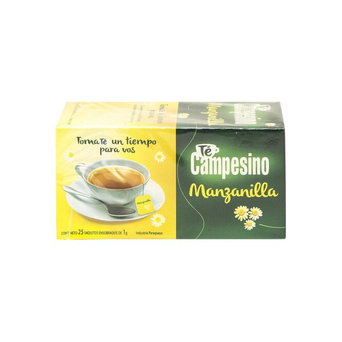 Té de manzanilla en saquitos Campesino 25 unidades