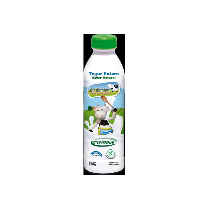 Yogurt bebible natural La Pradera 800 ml