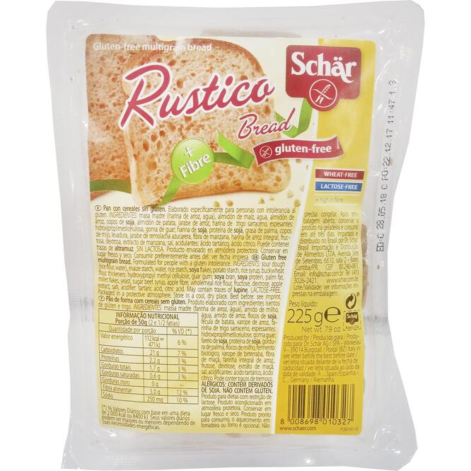 PAN CON CEREALES RUSTICO 225GR SCHAR PLA