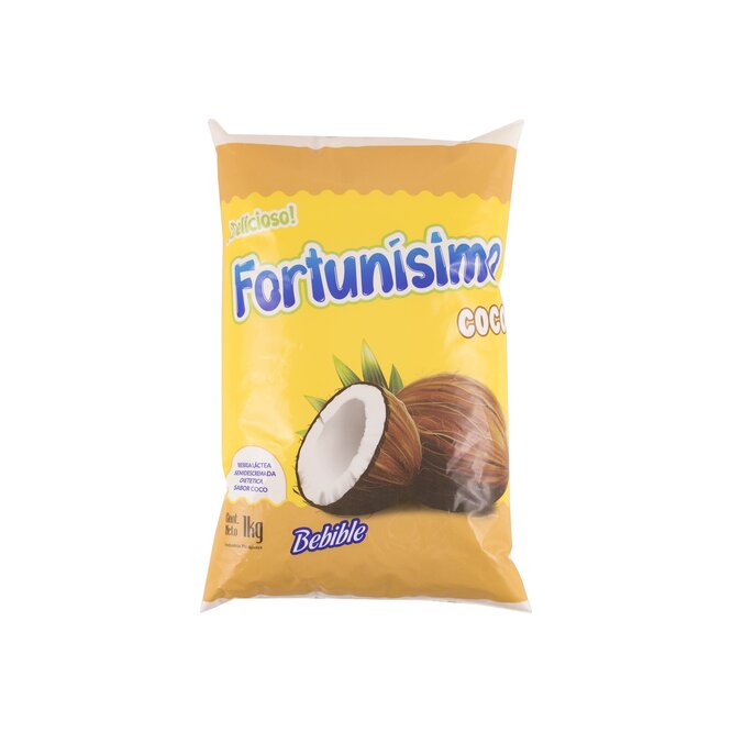 Bebida láctea semidescremada sabor coco Fortunísimo 1 litro