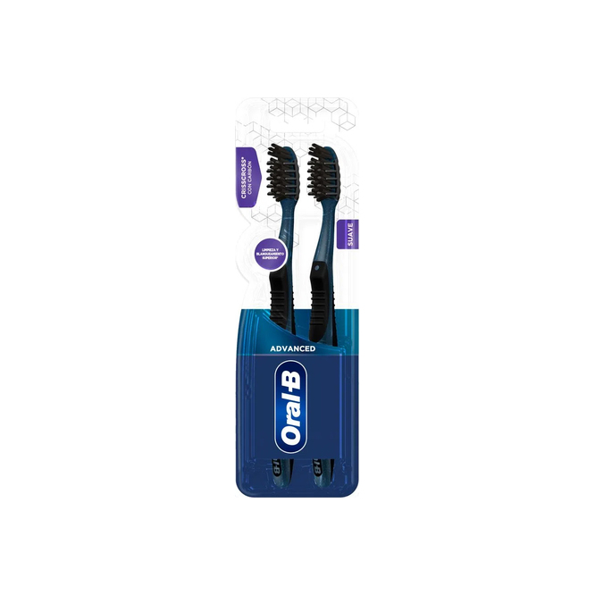 Cepillo dental con carbón Oral-B 2 unidades