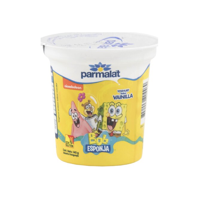 Yogurt sabor vainilla pote Parmalat 140 gramos