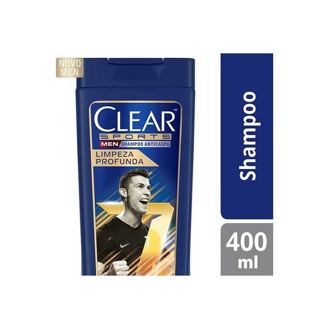 Shampoo Anticaspa Limpieza Profunda Spot Clear Men 400 ml