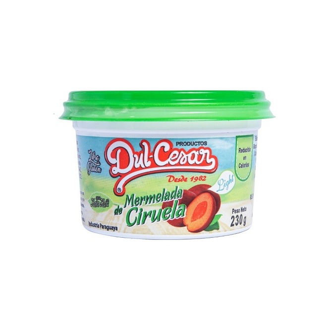 Mermelada light de ciruela Dulcesar 230 gramos