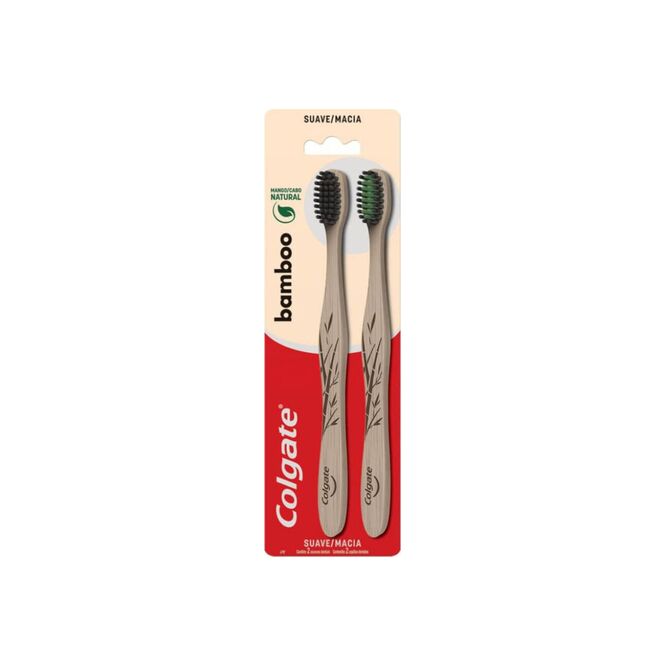 Cepillo dental Bamboo Colgate 2 unidades