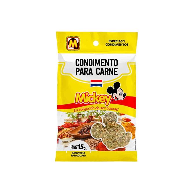 Condimento para carne Mickey 15 gramos