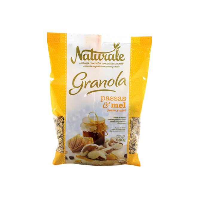 Cereales Granola Pasas y Miel Naturale 250 gramos