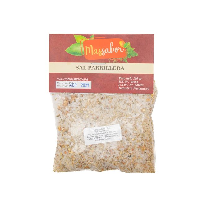 Sal parrillera Massabor 100 gramos