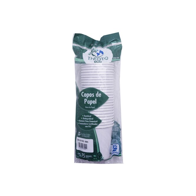 VASOS DE PAPEL THEOTO ECO 180 ML 20UN