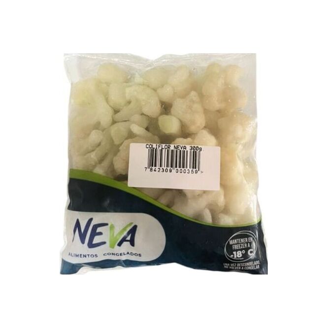 Coliflor congelada paquete Neva 300 gramos