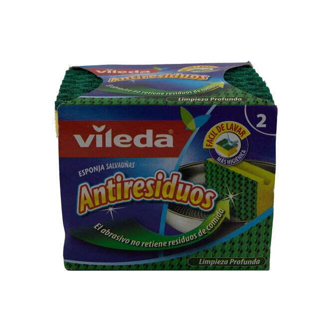 ESPONJA SALVAUÑAS ANTIRESIDUOS 2UN VILED