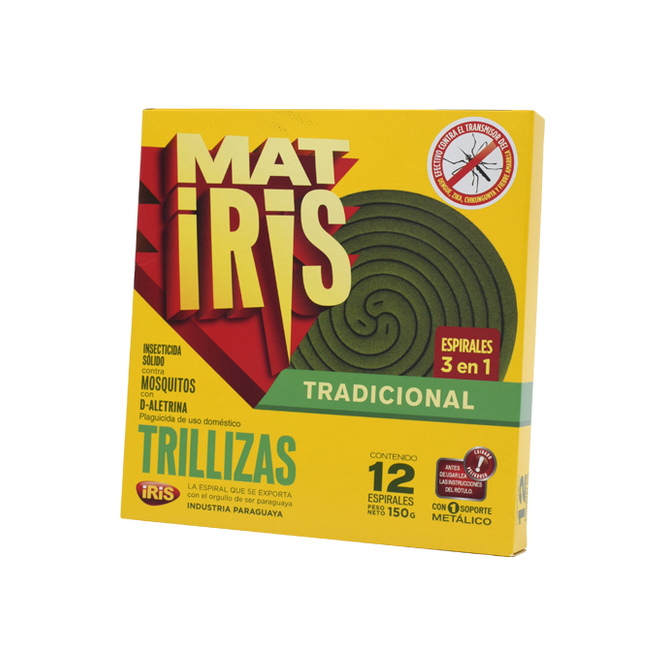 Espirales trillizas Matiris 12 unidades