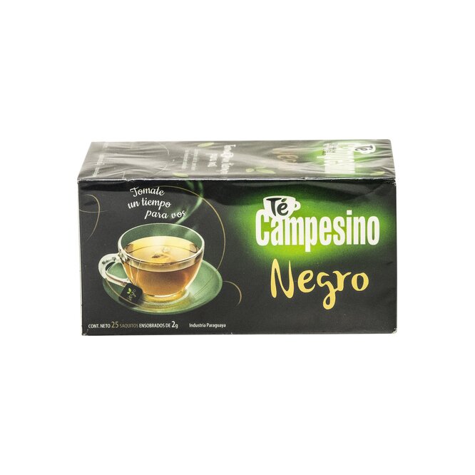 Té negro en saquitos Campesino 25 unidades