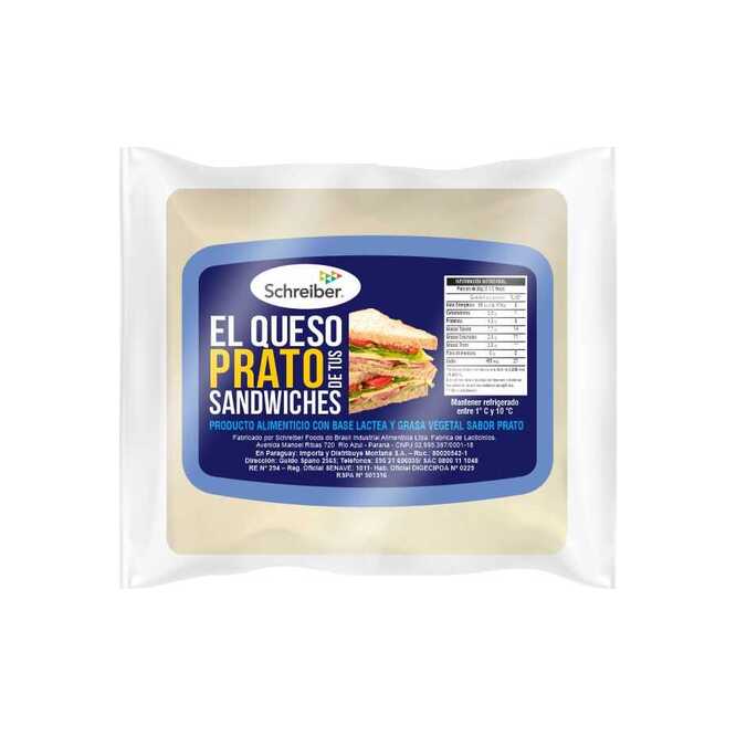 QUESO PRATO SCHREIBER PZA 1 KG