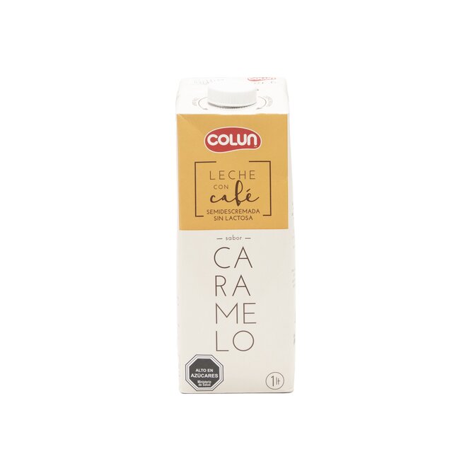 LECHE C/CAF SEMIDESC. SABOR CARAMELO 1 L