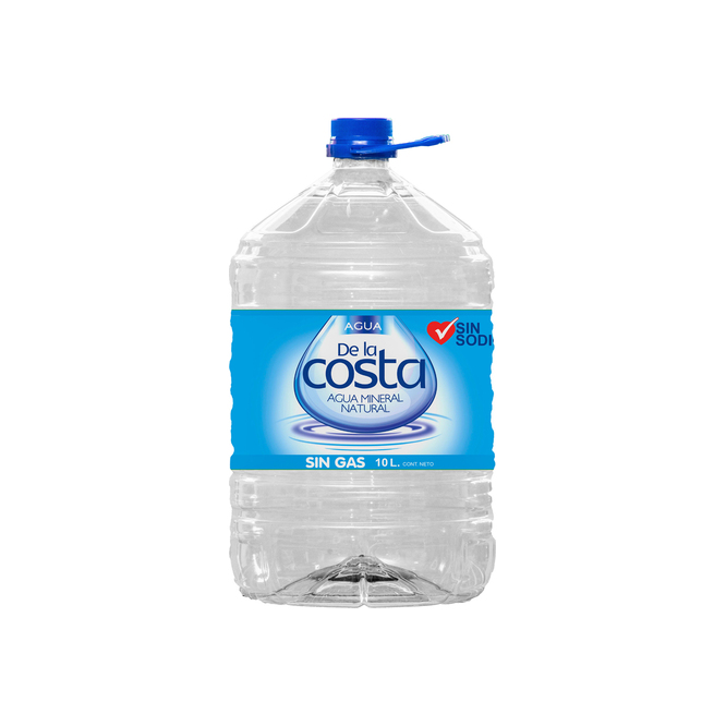 Agua mineral sin gas bidón de La Costa 10 litros