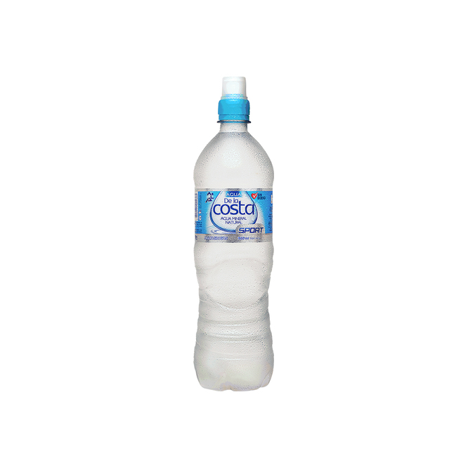 Agua mineral sin gas con pico sport botella de La Costa 960 ml
