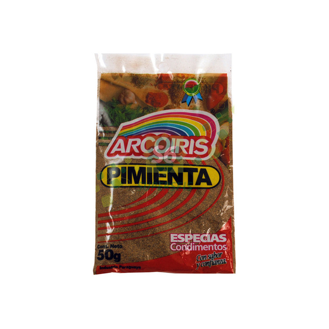 Pimienta molida Arcoiris 50 gramos