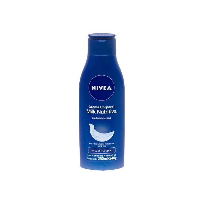 Crema corporal body milk piel seca Nivea 250 ml